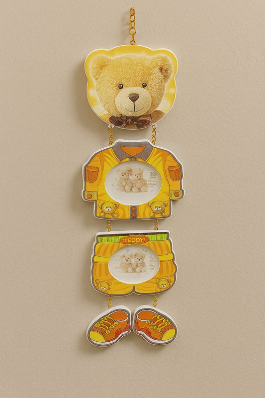 Cute teddy photo frame hanging