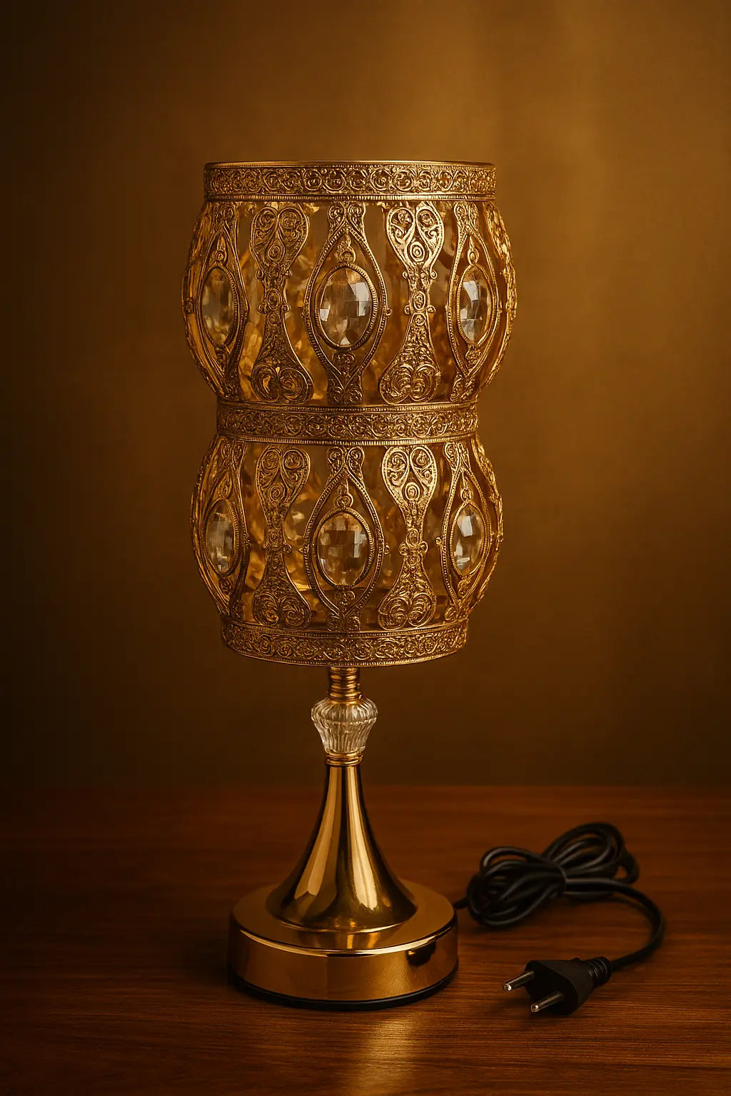 Antique side table Lamp My Store