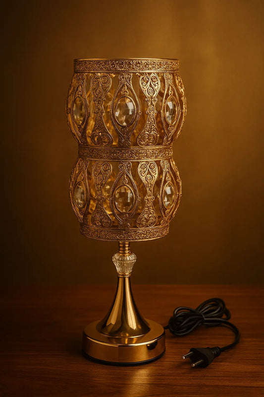 Antique side table Lamp My Store