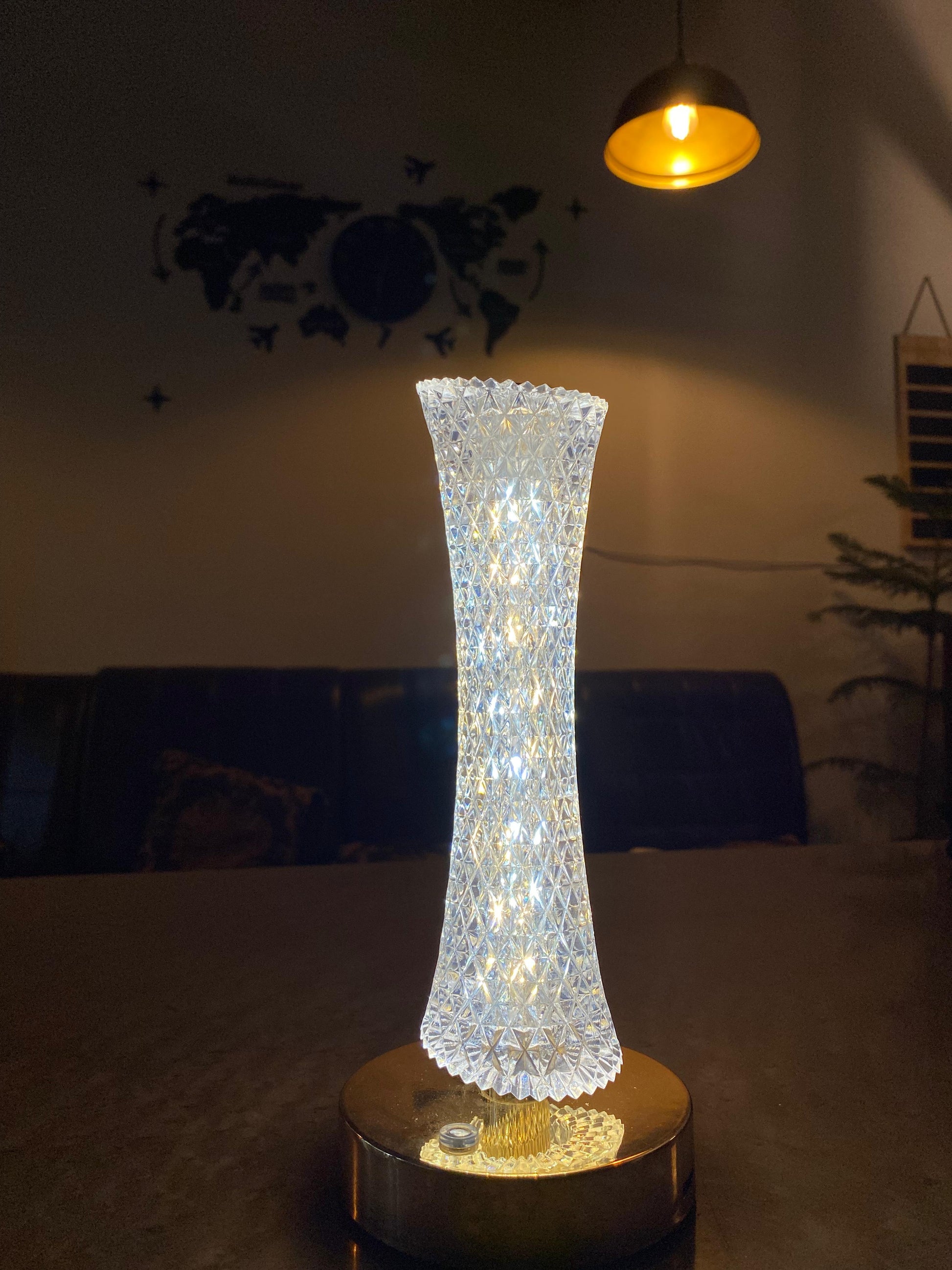 Vine glass Lamp My Store