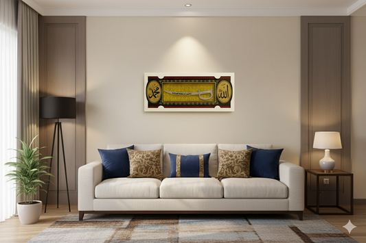 Islamic warrior sword frame