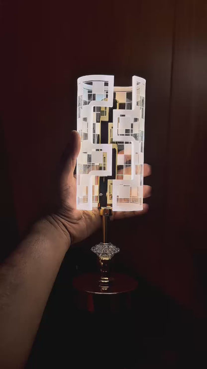 Rechargeable Crystal body lamp